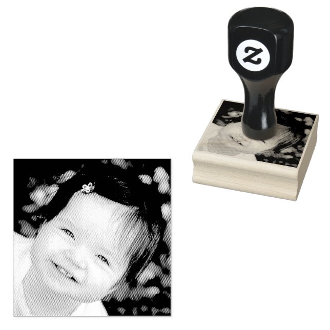 Carimbo De Borracha Custom Portrait Face photo Self-Inking Rubber  (Carimbado)