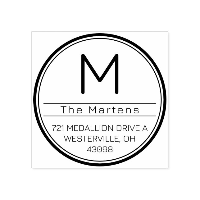 Carimbo De Borracha Custom Self Inking Address Stamp (Impressão)