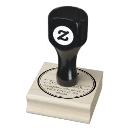 Carimbo De Borracha Custom Self Inking Address Stamp