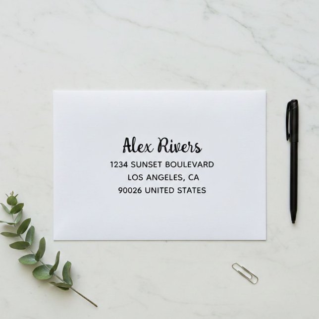 Carimbo De Borracha  Custom Stamp | Personalized Address Stamp (Criador carregado)