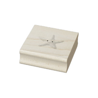 Carimbo De Borracha Cute Happy Starfish