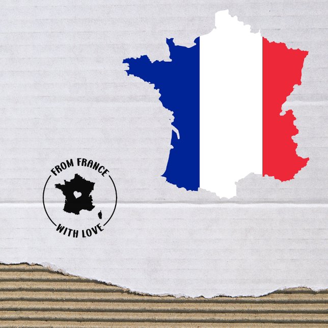 Carimbo De Borracha Da França com amor (Criador carregado)