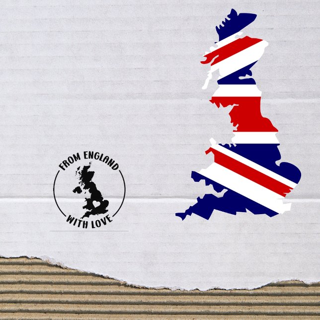Carimbo De Borracha Da Inglaterra com amor (Criador carregado)