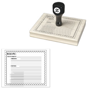 Carimbo de borracha da placa de recebimento