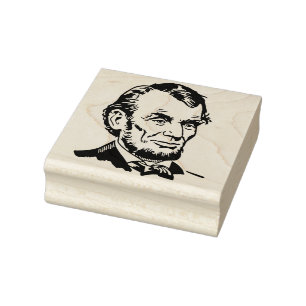 Carimbo de Borracha de Abraham Lincoln