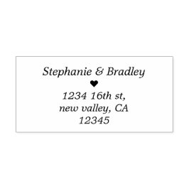 Carimbo de Borracha de Autofabricação de Casamento