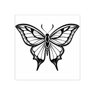 Carimbo de borracha de borboleta