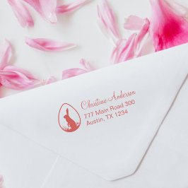 Carimbo De Borracha De Bordo De Ovo Para Páscoa