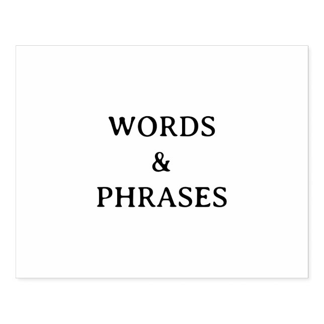 CARIMBO DE BORRACHA DE CLASSE DE EXERCÍCIO PARA AM (Impressão)