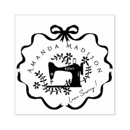 Carimbo de Borracha de Costura de Fita de arco