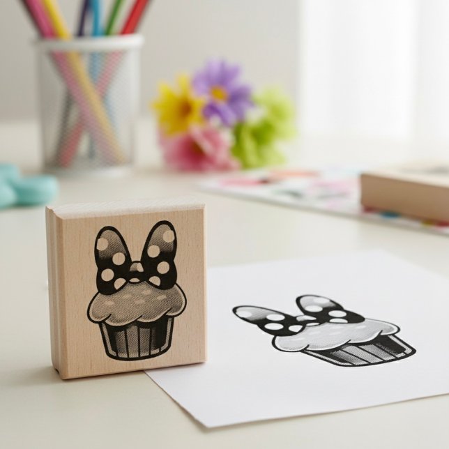 Carimbo de Borracha de Cupcake (Criador carregado)