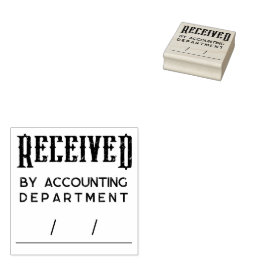 Carimbo de Borracha de Departamento Personalizado 