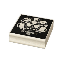 Carimbo de borracha de Dia de São Patrício