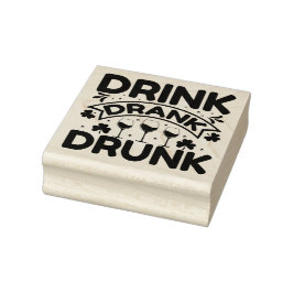 Carimbo de borracha de Dia de São Patrício