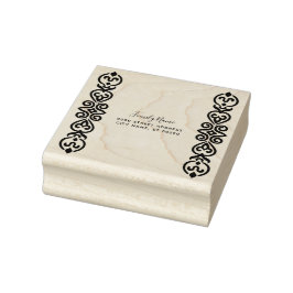 Carimbo de Borracha de Endereço de Devolução Decor