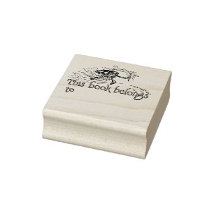 Carimbo de Borracha de Ex-Libris de Fantasia – Per