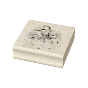 Carimbo de borracha de Foto Personalizado