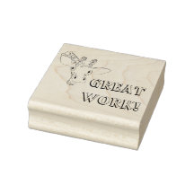 Carimbo de borracha de Girafa