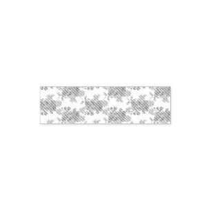 Carimbo de Borracha de Incêndio Automático