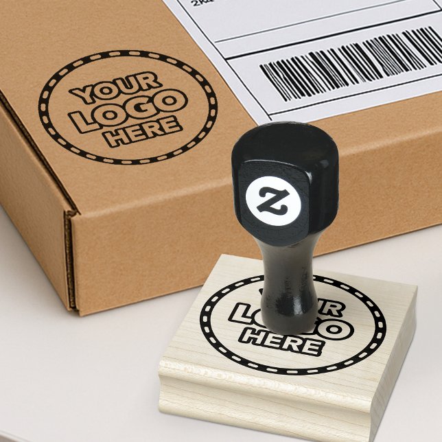 Carimbo de Borracha de Logo Simples para Marcação  (Criador carregado)