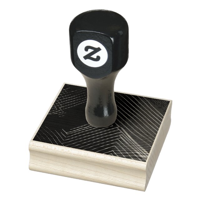 Carimbo de borracha de madeira (Carimbo)