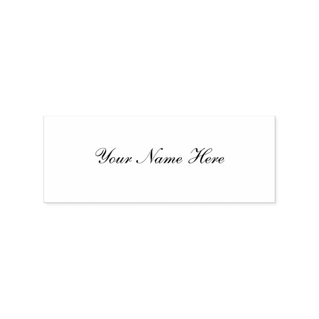 Carimbo de Borracha de Madeira Personalizado (Carimbado)