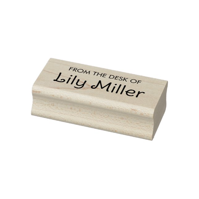 Carimbo de Borracha de Nome de Mesa Personalizado (Carimbo)