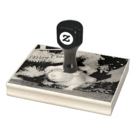 Carimbo de Borracha de Pet Rat Feliz de Natal