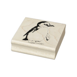 Carimbo de borracha de pinguim