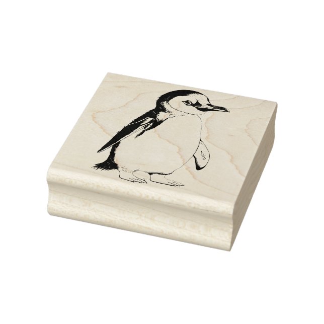 Carimbo de borracha de pinguim (Carimbo)