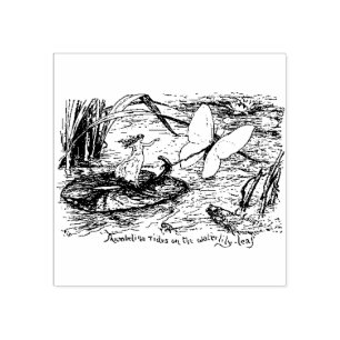 CARIMBO DE BORRACHA DE WQ: Passeios de Thumbelina