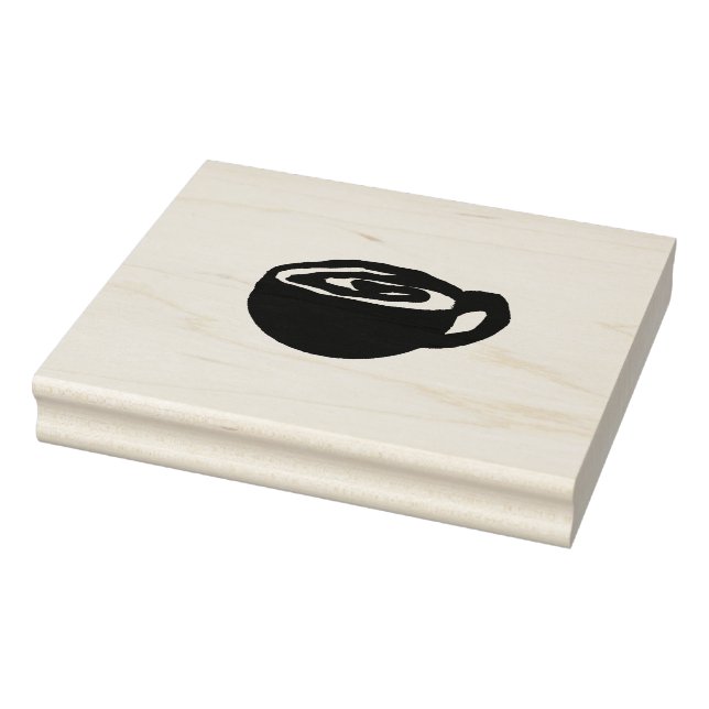 Carimbo de Borracha de Xícara de Café com Redemoin (Carimbo)