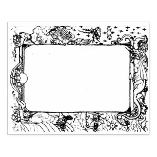 Carimbo De Borracha Decoração de Scrapbooking da caixa da beira do