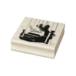 Carimbo De Borracha “Denied” - Signed, The Printer