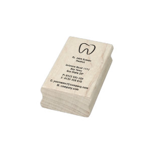 Carimbo De Borracha Dental   Profissional