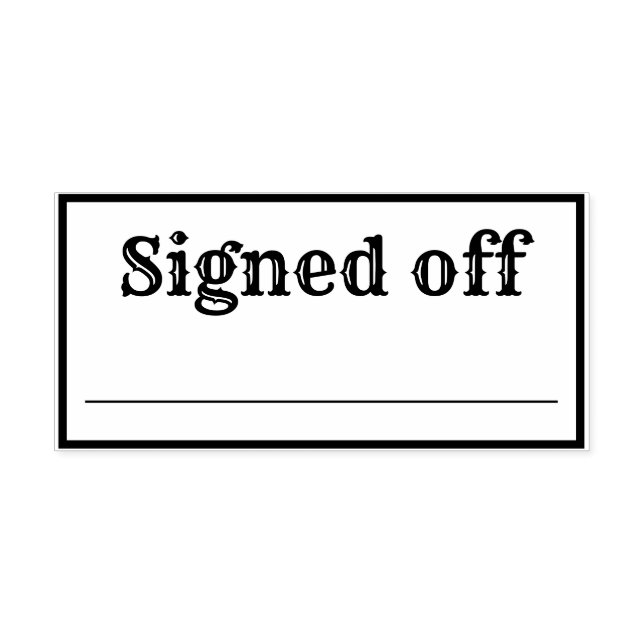 Carimbo de borracha desconectado (Impressão)