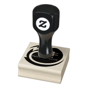 Carimbo De Borracha Design de logotipo eletrônico