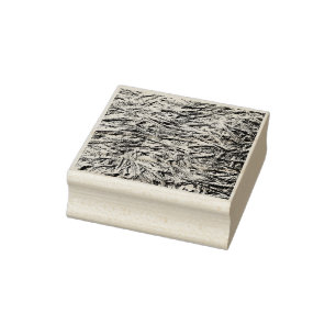 Carimbo De Borracha Design Texturizada com onda de seda