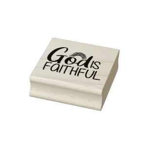 Carimbo De Borracha Deus é o Gospel Graphics Promise