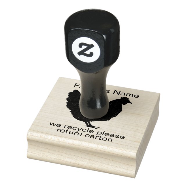 Carimbo De Borracha Devolva Cartonagem Cartonagem Farmer (Carimbo)