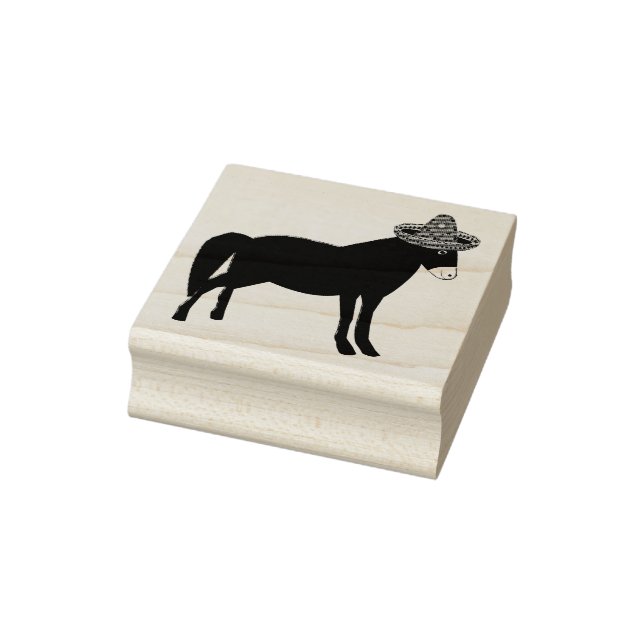 Carimbo De Borracha Dia do Donkey Mexicano dos Mortos (Carimbo)