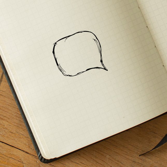 Carimbo De Borracha Diário do Balão de Voz (Criador carregado)