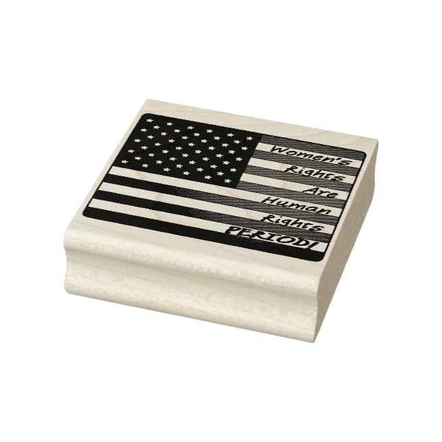 Carimbo De Borracha Direitos das mulheres! Ponto! (Carimbo)