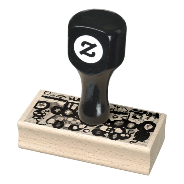 Carimbo De Borracha Divertido no circo (Carimbo)