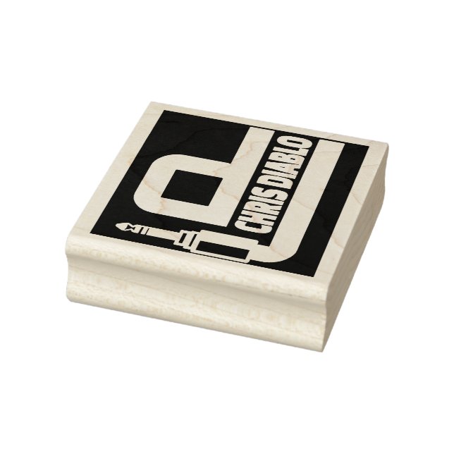 CARIMBO DE BORRACHA DJ CHRIS DIABLO RUBBER STAMP (Carimbo)
