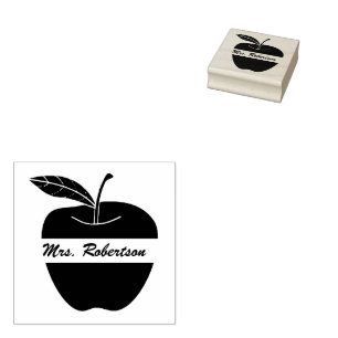 Carimbo de borracha do costume de Apple dos