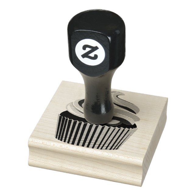 Carimbo de borracha do cupcake por Warrior_Wares_I (Carimbo)