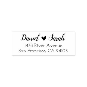 Carimbo de Borracha do Endereço de Retorno do Casa