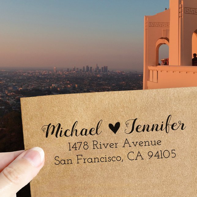 Carimbo de Borracha do Endereço de Retorno do Casa (Criador carregado)