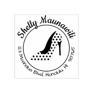 Carimbo de borracha do endereço do remetente do